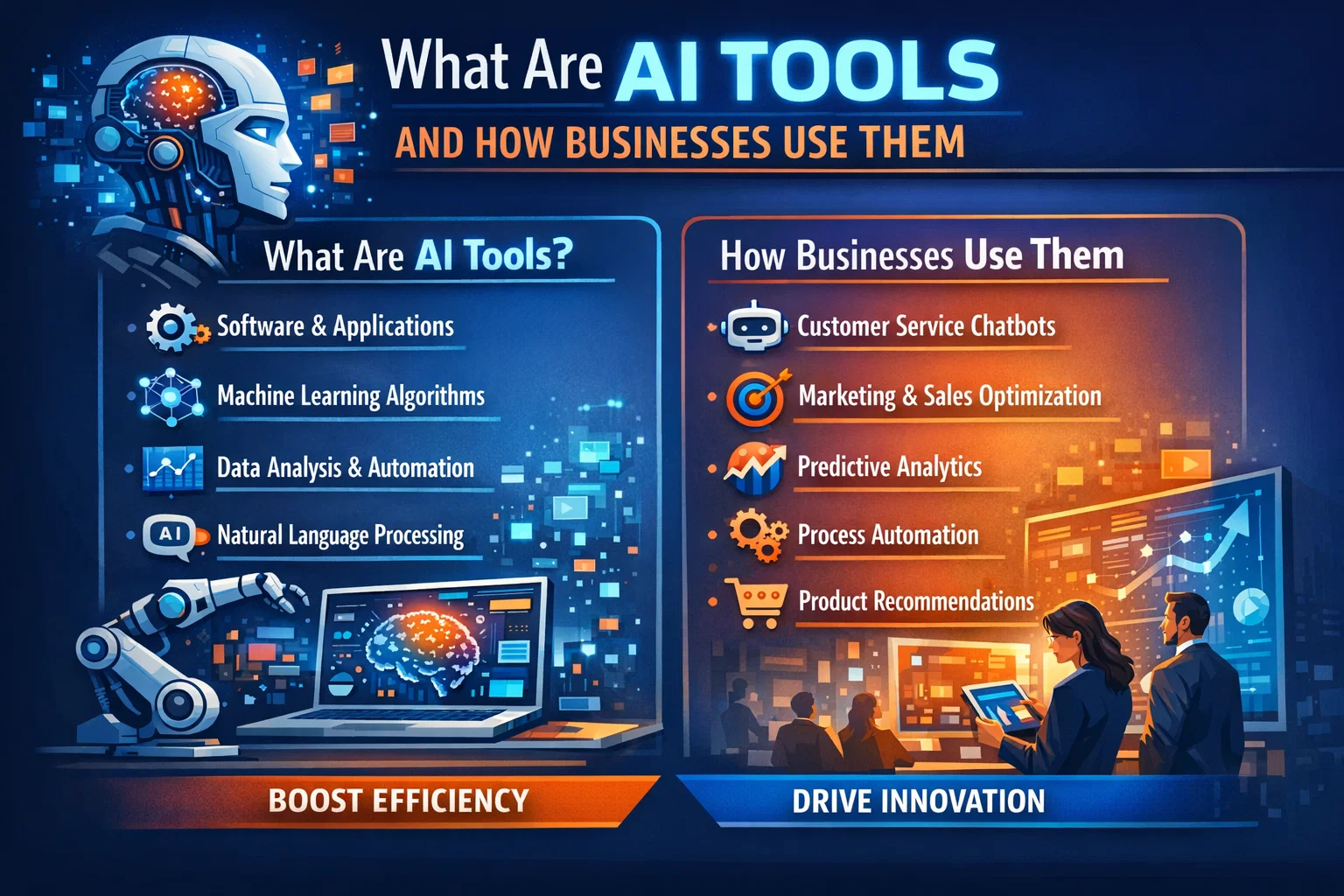 What Are AI Tools and How Businesses Use Them Thumbnail