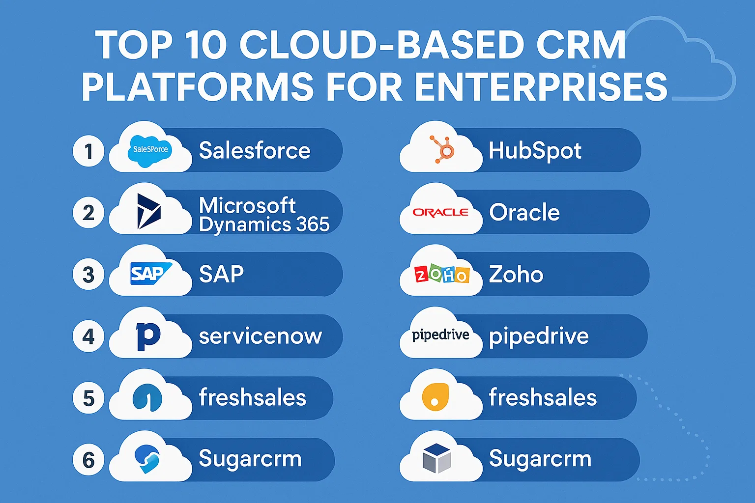 Top 10 Cloud-Based CRM Platforms for Enterprises Thumbnail